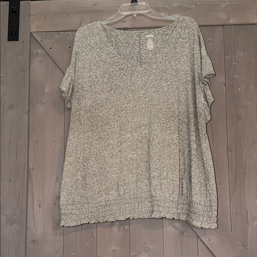 Sonoma Heather Green Gray Women's Short Sleeve Tee